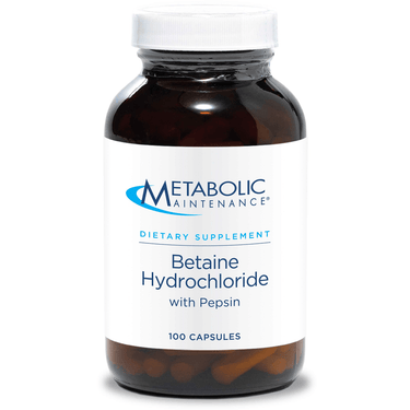 Betaine HCL w/Pepsin * Metabolic Maintenance Supplement - Conners Clinic
